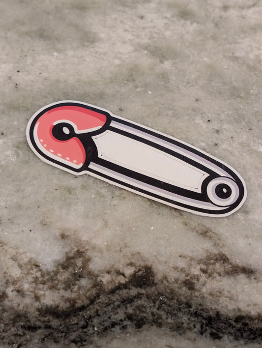 Safety Pin Sticker