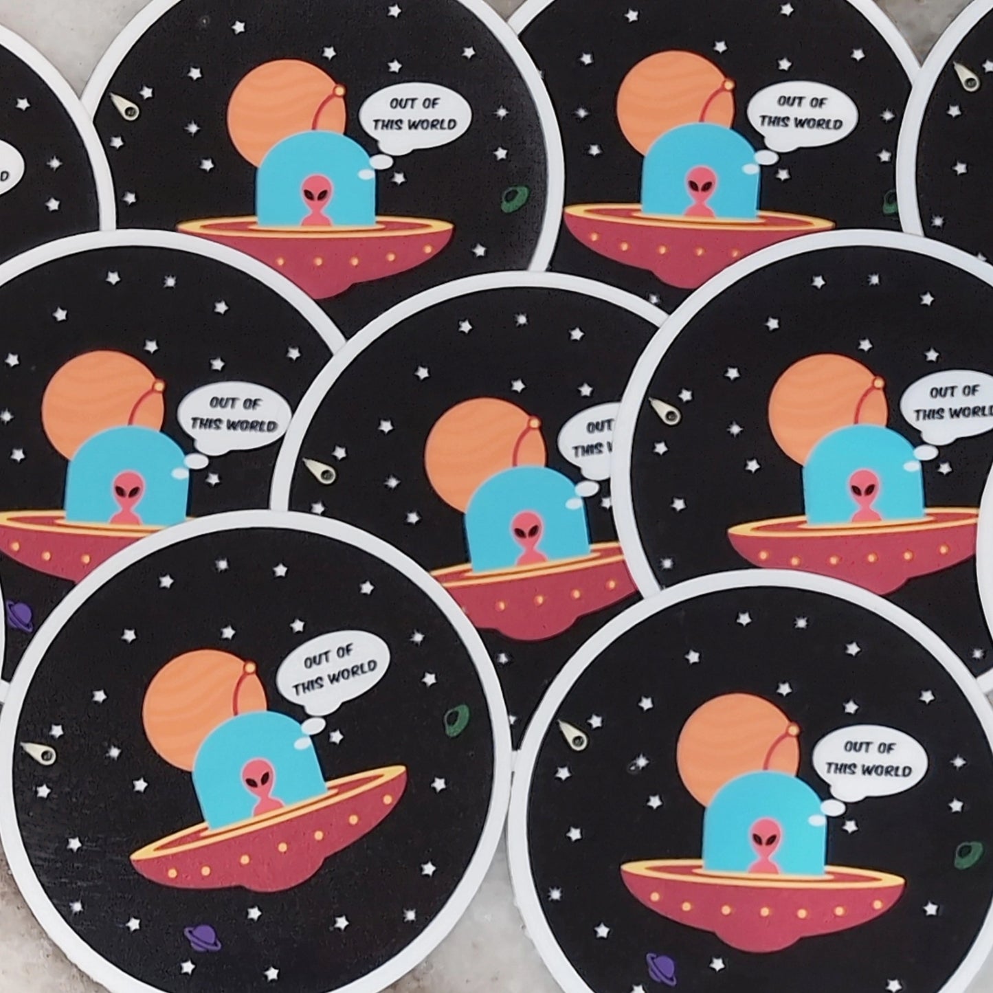 Out Of This World Stickers